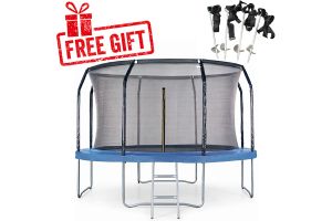 12ft Trampoline with Safety Enclosure - Free Ladder & Anchor Kit