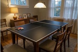 Air League Table Tennis Table Conversion Top – Black