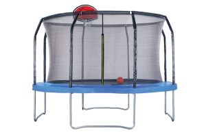 Air League 12ft Trampoline with Enclosure and Basketball