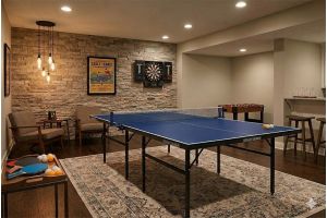 Air League Foldaway Indoor Table Tennis Table Blue