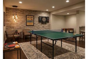 Air League Foldaway Indoor Table Tennis Table Green