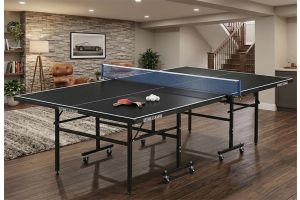 Air League Team Table Tennis Table Black 