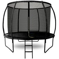 Amigo 8ft Powder Coated Trampoline with Enclosure Free Shoe Tidy & Ladder